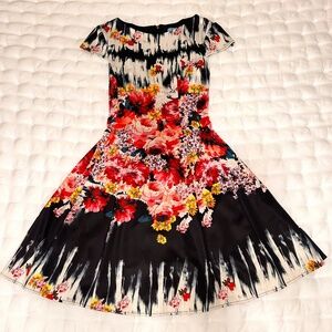Antonio Milani Dress, Size 8, Floral print, Midi